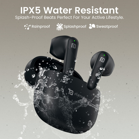 Portronics Harmonics Twins S18 in Ear TWS Earbud,30H Playtime,HD