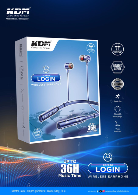 Neckband Earphones Kdm G1 Bluetooth Headset Bullet Kdm Bluetooth