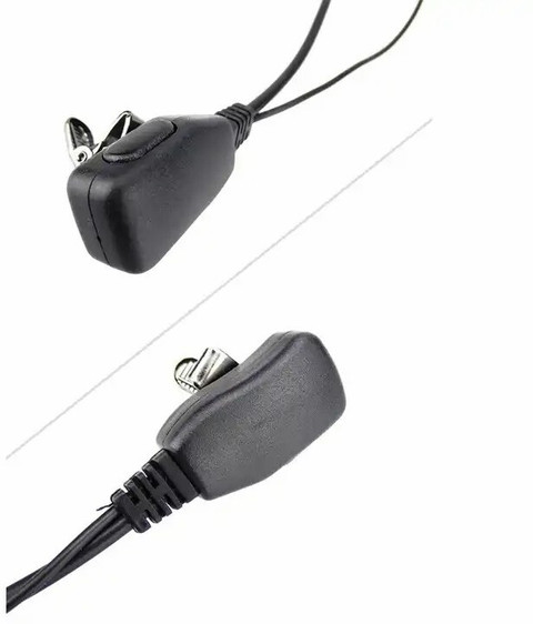 UAYESOK Surveillance Kit Radio Earpiece With Touch Sensing PTT For 2 Pin Kenwood Two Way Radio For Baofeng UV-5R BF-888s BF-F8HP UV-82 UV-82HP Retevis...