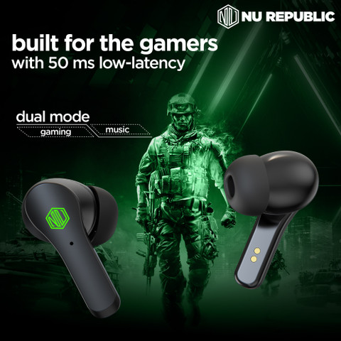 Nu Republic Starbuds Z with 56 Hr Playtime, X-Bass® Technology