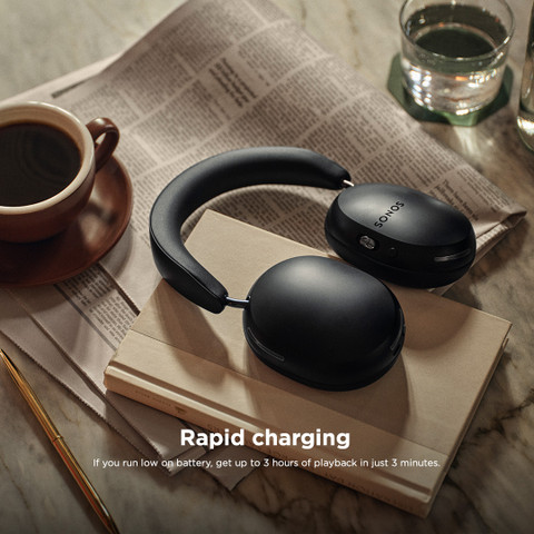 SONOS ワイヤレスヘッドフォン ブラック SONOS Sonos Ace ブラック｜ kikito[キキト] -ドコモの家電