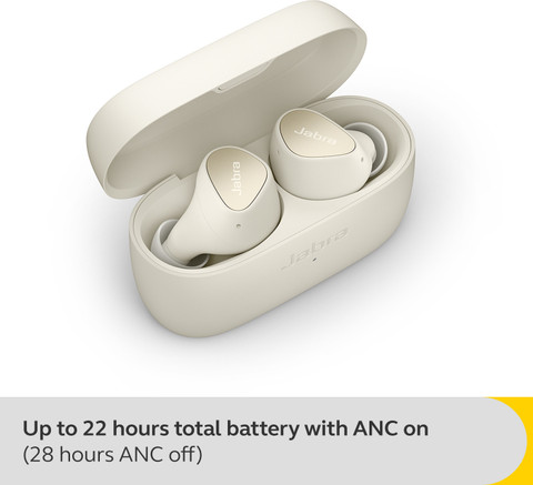 JABRA Jabra Elite Bluetooth Headsets with ANC, Multipoint, 4-mic