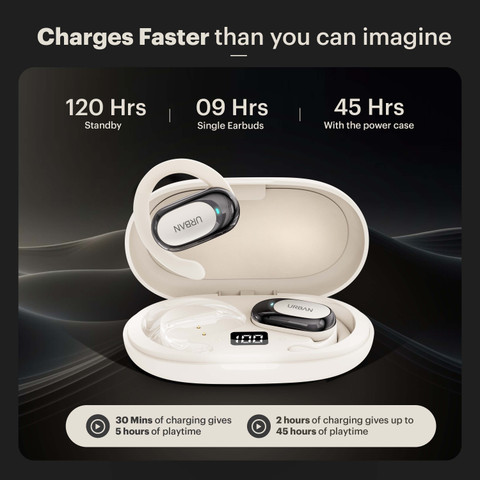 Urban Vibe Loop Air Conduction OWS Earbuds For Workout Bluetooth