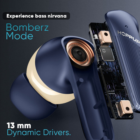 HOPPUP AirDoze Z51 with 4 Mic ENC, 13MM Drivers, 50H Playtime