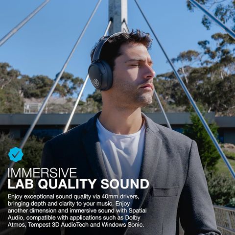 Jlab JBuds LUX ANC Active Noise Cancelling, 70Hr Playtime, Multi Connect Bluetooth Headset (Graphite, On the Ear) - Image 6