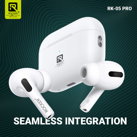 Rocker RK-05 PRO2 True Wireless Earbuds 40-Hr Battery Life, Deep