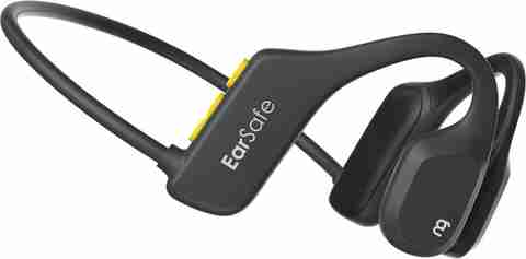 NG EarSafe Pro Open-Ear Bone Conduction Headphones (2024 Model) (Black)  Bluetooth