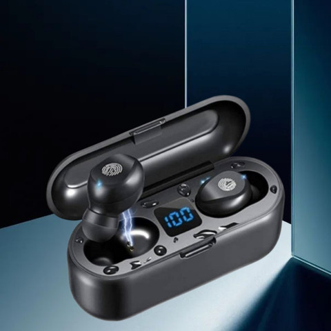 SACRO F9 Wireless Earbuds Upto 48Hrs Playtime with Crystal Clear