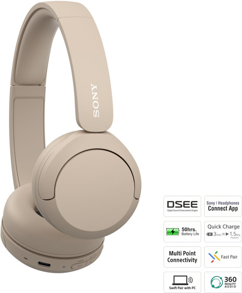 Dsee Ultimate Dsee Sony Headphones SONY WH-CH520 With 50 Hrs