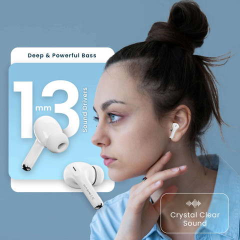 Hammer Aero Max ENC ANC earbuds TWS with Clear Calling, 30Hrs