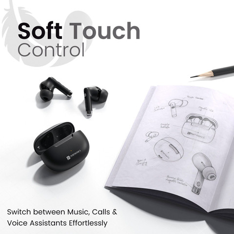 Portronics Harmonics Twins 32 in-Ear TWS Earbuds,HD Mic,30 Hours