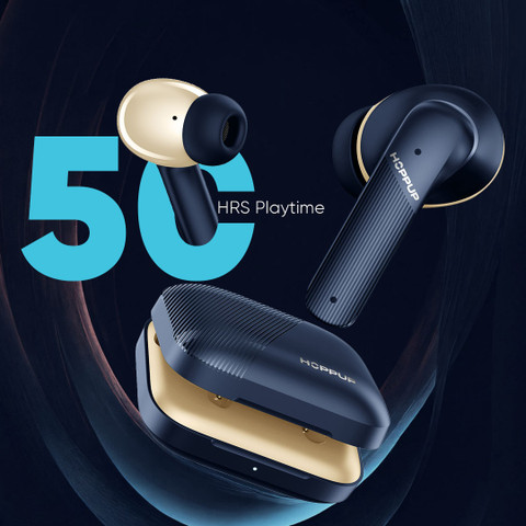 HOPPUP AirDoze Z51 with 4 Mic ENC, 13MM Drivers, 50H Playtime