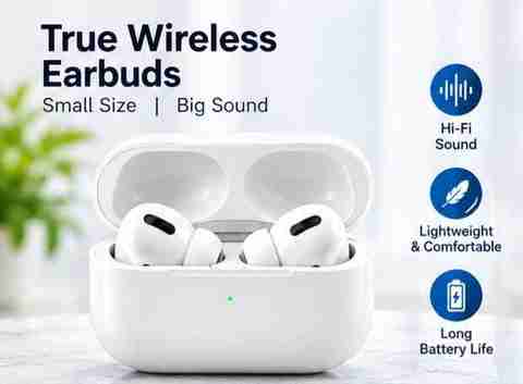 EVOLVECOMMERCEHUB TWS Pro EV Bluetooth Headset White - Image 2