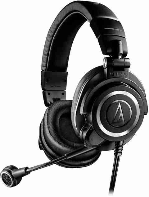 Audio Technica ATH-M50x HP-M50xSTS付き ath-m50xsts-streamset-