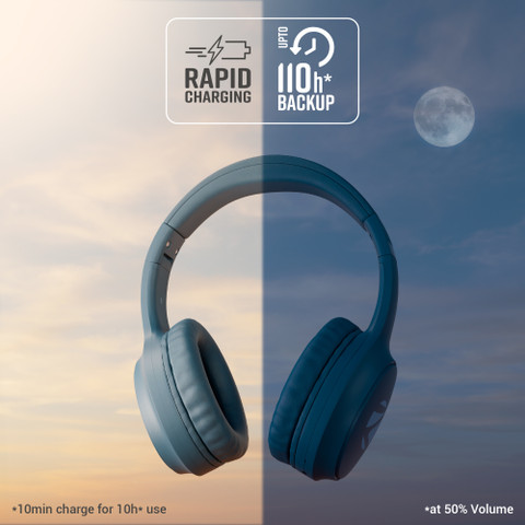 ZEBRONICS ZEB-WHP 4 (AEON) with 110h Battery Backup, Gaming