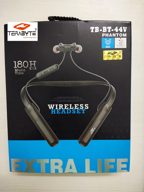 TERABYTE Bluetooth Wireless Headphone with 200Hrs Talktime Bluetooth