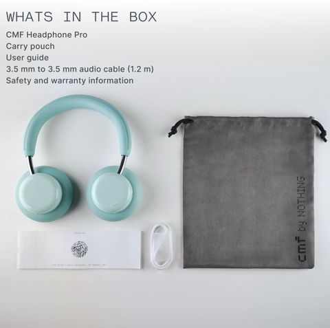 CMF by Nothing Headphone Pro, Hi-Res+LDAC|100hrs Playback|40dB ANC