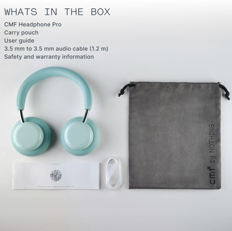 CMF by Nothing Headphone Pro, Hi-Res+LDAC|100hrs Playback|40dB ANC