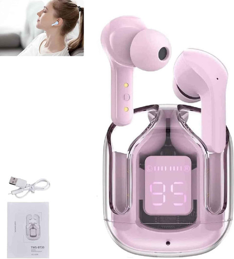 SIACART T6 TWS EARPHONE WIRELESS BLUETOOTH HEADPHONES SPORT ACEFAST  CRYSTAL EARBUDS Bluetooth