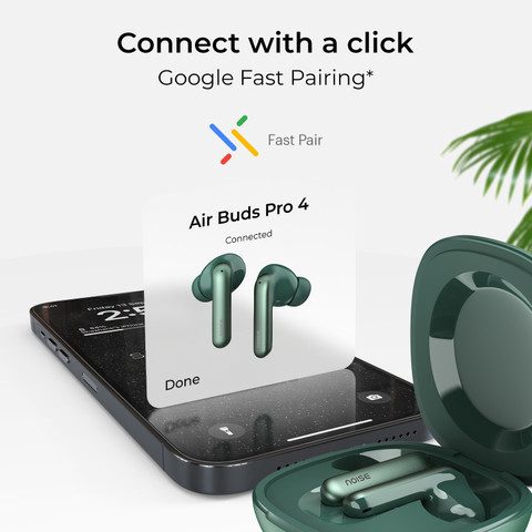 Noise Air Buds Pro with 40dB Hybrid ANC, 50Hr Playtime, Spatial