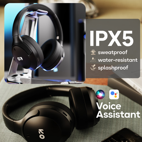 GOBOULT Q 70 Hrs Battery, ENC Mic, 40mm Boosted Drivers, EQ