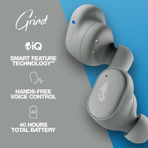 Skullcandy Grind TWS 40 Hr Battery, Skull-iQ, Alexa Enabled