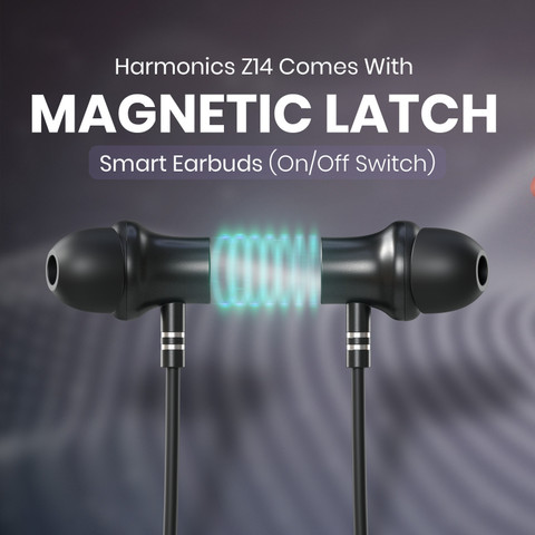 Portronics Harmonics Z14 in-Ear Bluetooth Earphone Neckband
