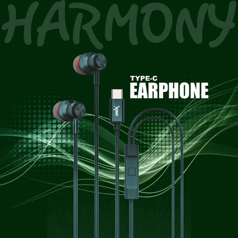 Unix Harmony Type C Handsfree with Microphone and Volume Buttons
