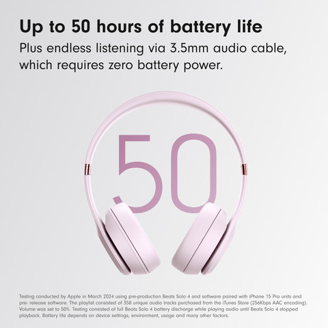 Beats Solo4 up to 50H battery life Bluetooth Price in India - Buy