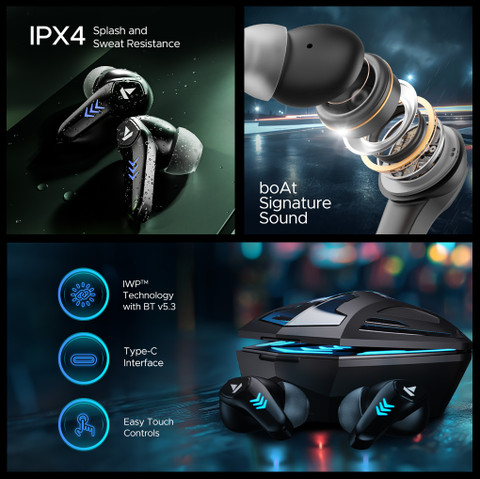 Boat Best Gaming Earbuds BoAt Immortal 131 Wireless Gaming Earbuds