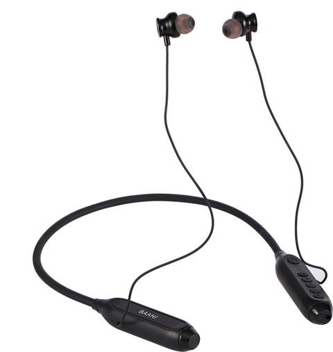 Baani Audio BN207 PRO+ in Ear Bluetooth Neckband with Mic &100 Hr  Playtime&14mm Speaker Bluetooth