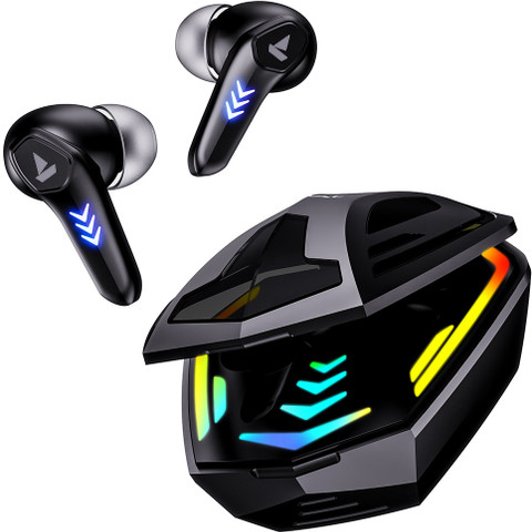 boAt Immortal 131 w/ Beast Mode(40ms Low Latency), 40 Hours Playback RGB  Lights Bluetooth
