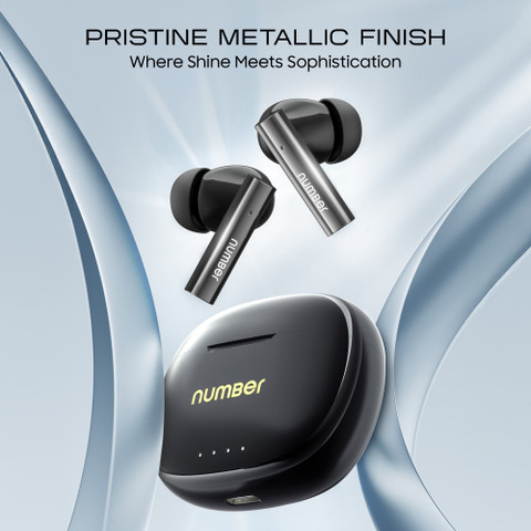 Number Navo Buds X1 w/ 50H Playtime, Dual Pairing, 13mm Speakers