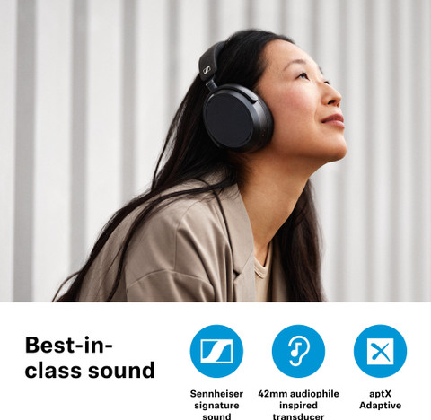SENNHEISER MOMENTUM 4 Wireless＆BTD600 Sennheiser Momentum 4 Wireless Over Ear Headphones, German Design