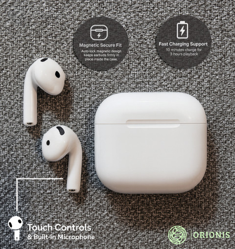 Orionis AirPodss 4 (ANC) Wireless Earphones with Spatial Audio