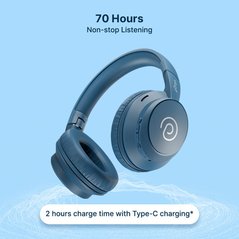 PTron Studio Evo w/ 70Hrs Playtime,Dual Pairing,Pristine Audio