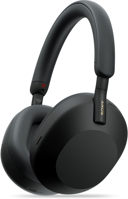 ヘッドホン SONY WH-1000XM5 black SONY WH-1000XM5 Best Noise Cancelling Wireless Over Ear Headphones