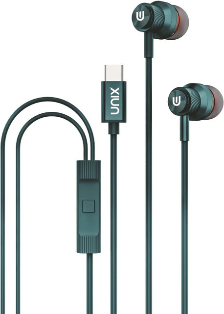 Unix Harmony Type C Handsfree with Microphone and Volume Buttons For All  Smart Phones Wired