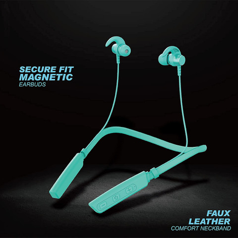 TEQIR SPORTS Bluetooth Headphone/Bluetooth Earphone/Magnetic Bluetooth  Neckband Bluetooth