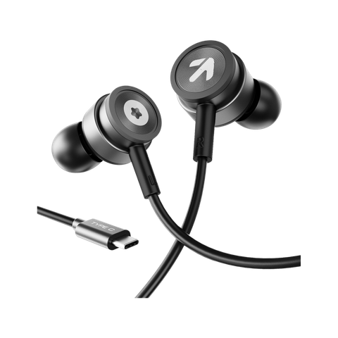 GOBOULT XO Pro with Type-C Jack, Extra Bass, 10mm Driver, Inline Control Wired Headset (Space Grey, In the Ear) - Image 2
