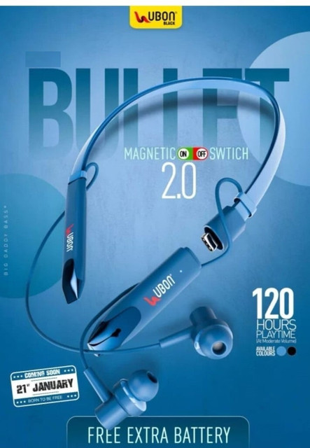 retold UBON Bullet Series CL-55 Wireless Neckband With Fast