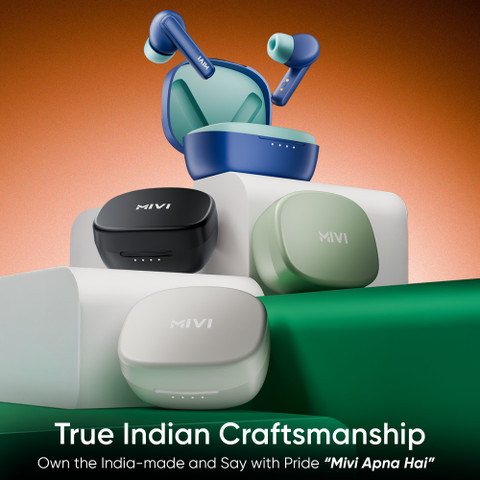 Mivi Duopods B1 (Just Launched)45Hrs Playtime, AI ENC for HD Call