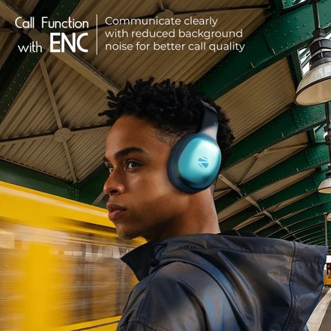 ZEBRONICS Zeb-Thunder Pro Bluetooth Headset (Blue) - Image 8