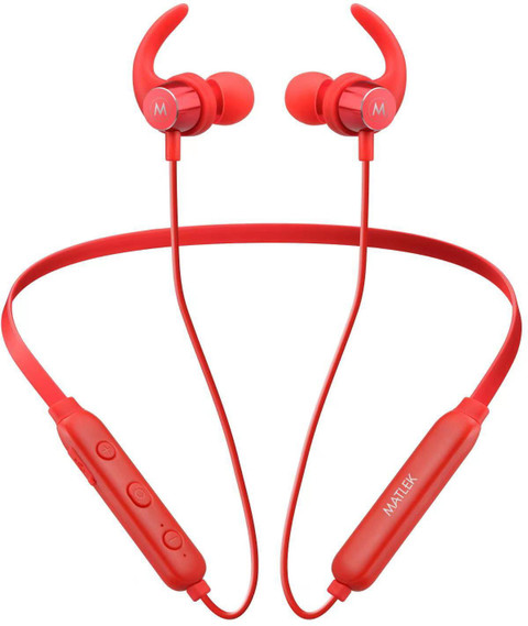 Matlek Bluetooth Earphones Neckband Headphones Deep Bass 12