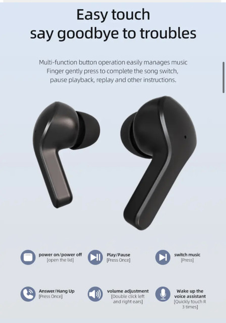 Bluetooth Headphones Hyphen Wireless Earbuds Life Like Transparent