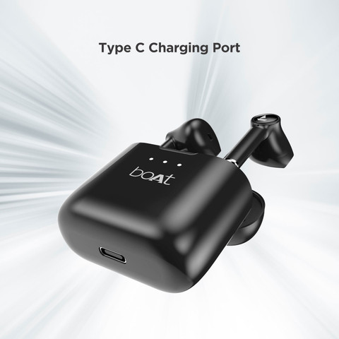 boAt Airdopes 131,60H Battery, ASAP Charge, Stream Ad Free Music via App  Support Bluetooth