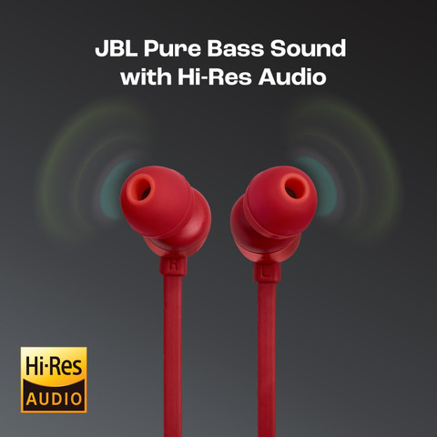 JBL Tune 310C, Hi-Res Audio with DAC 3-Button EQ Compatible
