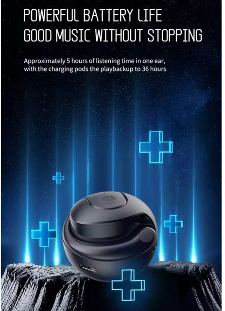 VEROX OWS Bluetooth Open Ear Wireless Earbuds with Air Conduction,  Headphones Bluetooth