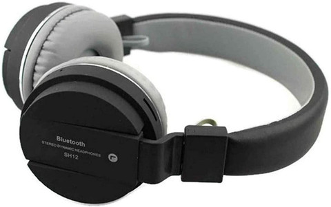 Sd Card Slot Sh12 Jbl SH-12 Wireless/ Bluetooth Headphone With FM