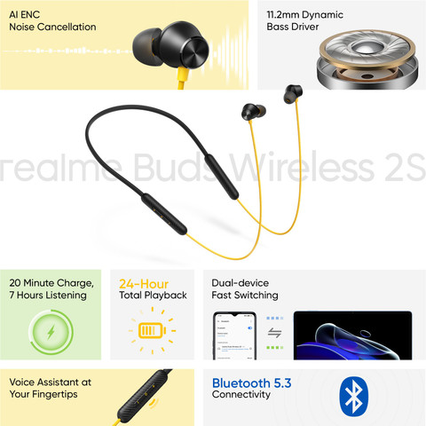 Realme Bluetooth Headset Realme Buds Wireless Price In India